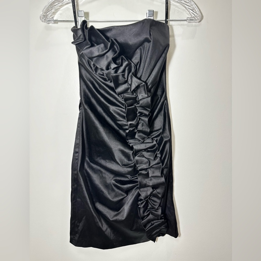 Jessica McClintock for Gunne Sax black y2k cocktail dress